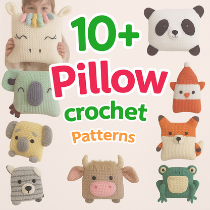 12 In 1 Pillow Crochet Pattern
