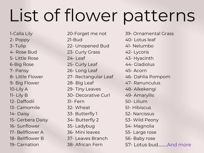 800 Flower Crochet Pattern Bundle